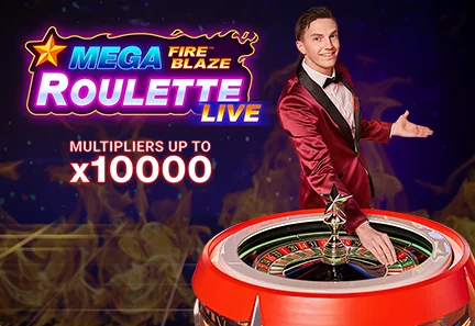 Mega Fire Blaze Roulette Live x10000